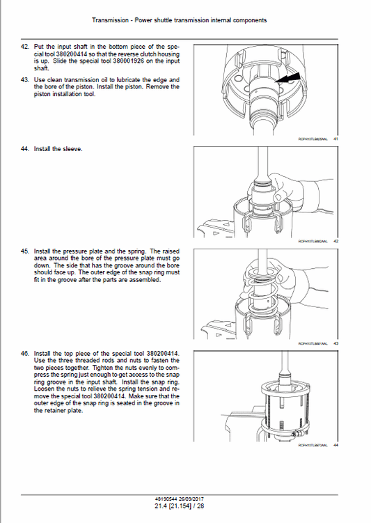 Case 770 EX and 770 EX Magnum Tractor Loader Pdf Repair Service Manual