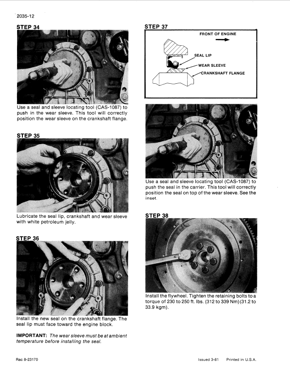 Case 780B Loader Backhoe Pdf Repair Service Manual (Pb. No. 9-69310) 3