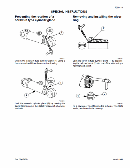 Case 788 988 & Plus Crawler Hydraulic Excavator Pdf Repair Service Manual