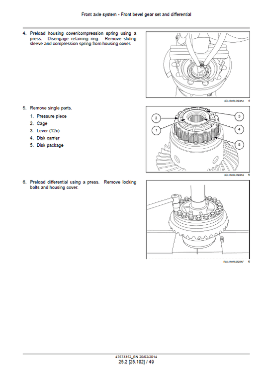 Case 821F, 921F Wheel Loader Pdf Repair Service Manual (Pb. No. 47969425) 2015