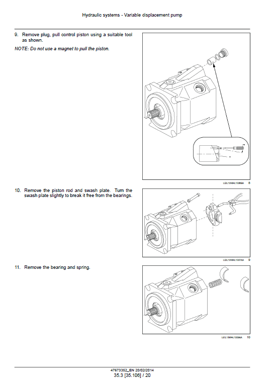 Case 821F, 921F Wheel Loader Pdf Repair Service Manual (Pb. No. 47969425) 2015 4