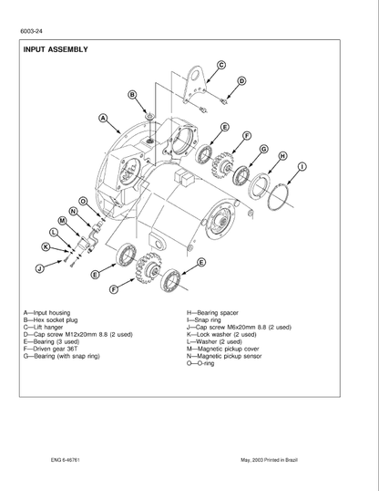 Case 845, 865, 885 Grader Pdf Repair Service Manual (Pb. No. 6-46503) 2