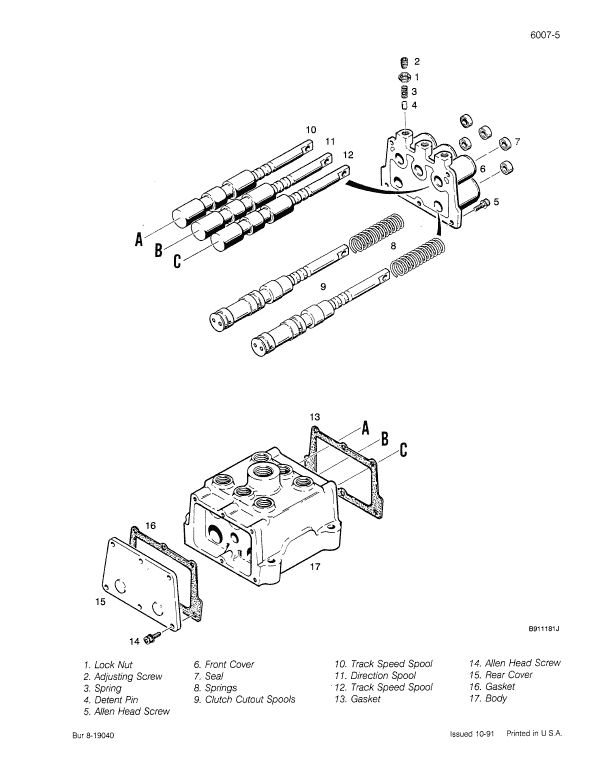 Case 850E, 855E Crawler Dozer Pdf Repair Service Manual (Pb. No. 8-17012)