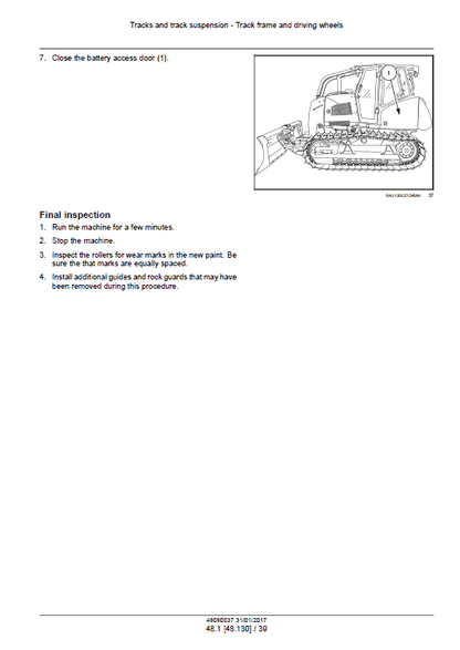 Case 850M Crawler Dozer Pdf Repair Service Manual (Pb. No. 51418566) 2