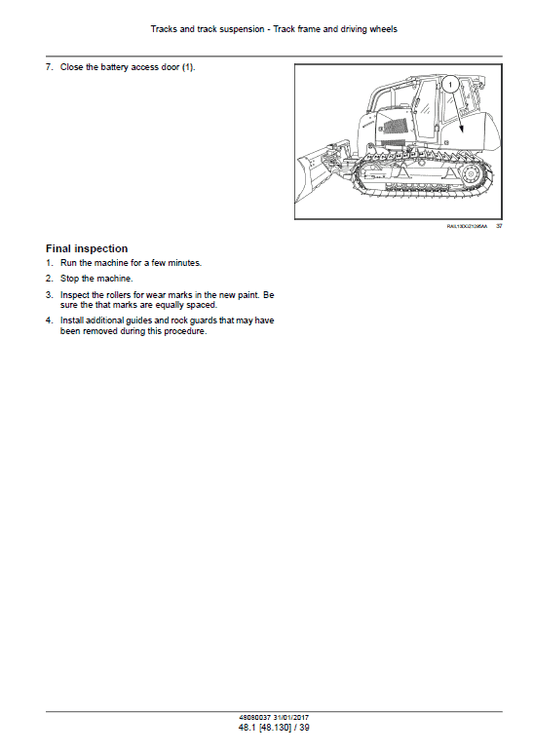 Case 850M Crawler Dozer Pdf Repair Service Manual (Pb. No. 51418566)