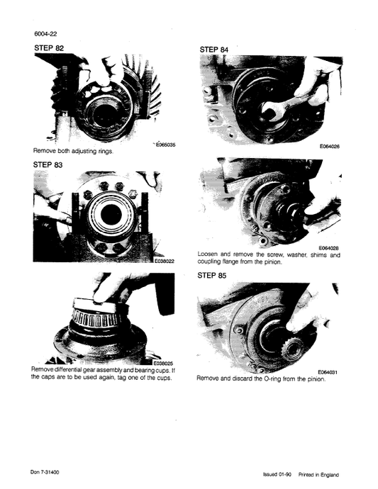 Case 888P, 888PA Hydraulic Excavator Pdf Repair Service Manual (Pb. No. 7-33192)