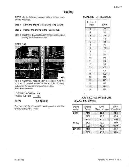 Case 9020 Excavator Pdf Repair Service Manual (Pb. No. 7-44670 & 7-45980)