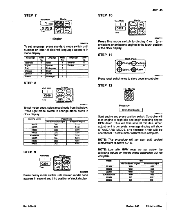 Case 9030B, 9040B Excavator Pdf Repair Service Manual 3