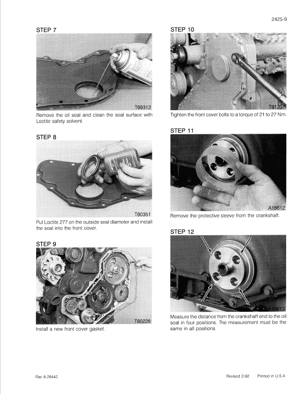 Case 9040 Excavator Pdf Repair Service Manual (Pb. No. 7-44690) 2