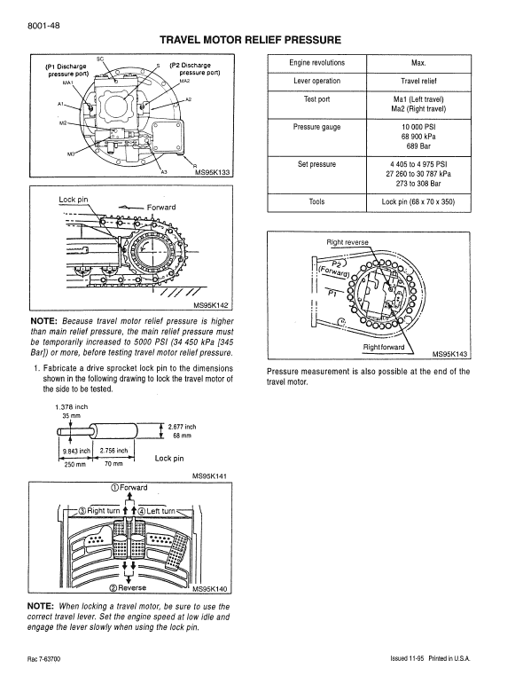 Case 9050B Excavator Pdf Repair Service Manual (Pb. No. 7-64192) 2