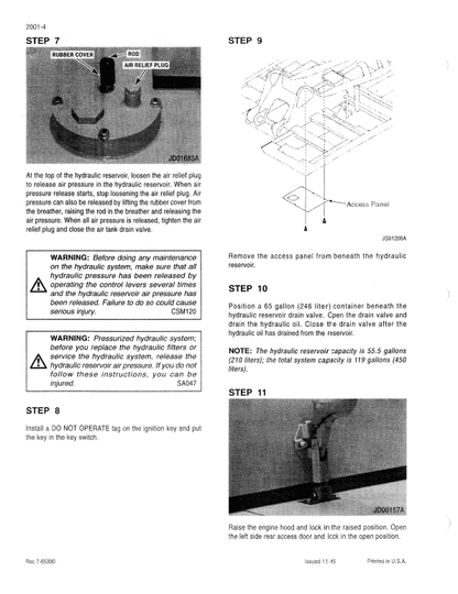 Case 9060B Hydraulic Excavator Pdf Repair Service Manual (Pb. No. 7-52711) 2