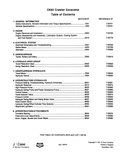 Case CK62 Crawler Hydraulic Excavator Pdf Repair Service Manual