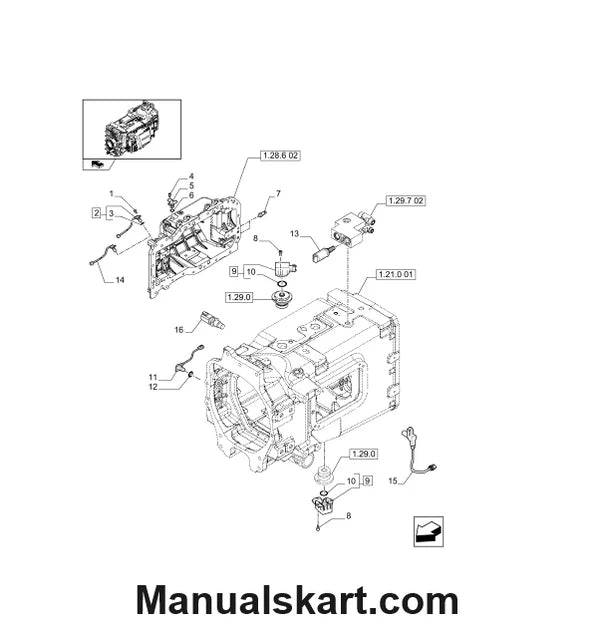 Case 1187C Feller/buncher Crawler Excavator Pdf Parts Catalog Manual Download 3