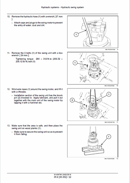 Case CX130D LC Crawler Excavator Pdf Repair Service Manual (Pb. No. 51436799) 3