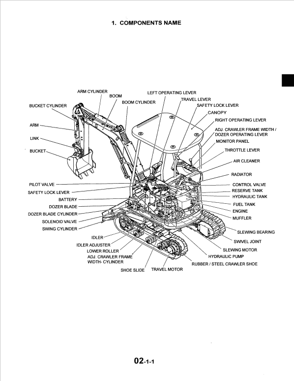 Case CX14 Hydraulic Excavator Pdf Repair Service Manual (Pb. No. 6-49190)