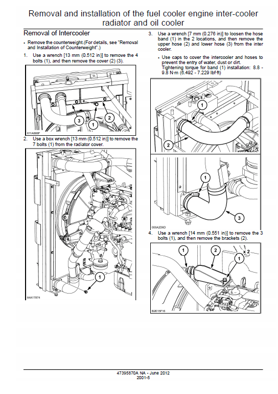 Case CX145CSR CX145C SR Crawler Excavator Pdf Repair Service Manual (Pb. No. 47395870A) 2