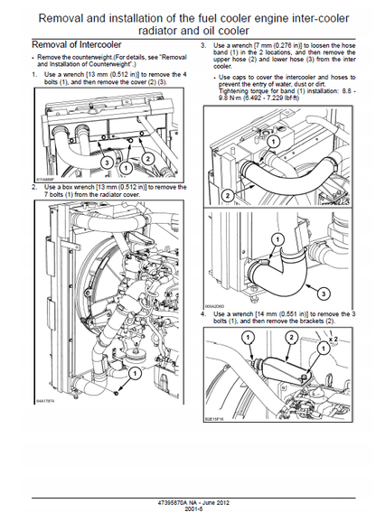 Case CX145CSR CX145C SR Crawler Excavator Pdf Repair Service Manual (Pb. No. 47395870A) 2