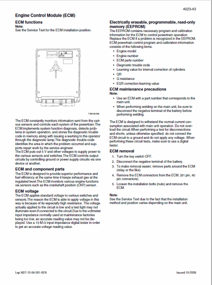 Case CX160B, CX180B Crawler Excavator Pdf Repair Service Manual (87616542b SM160BTOC-1EN) 2009 3