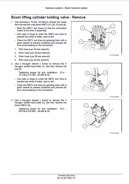 Case CX160C Crawler Excavator Pdf Repair Service Manual (Pb. No. 47370128A) 3
