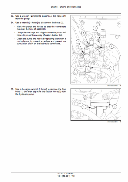 Case CX18C Mini Hydraulic Excavator Pdf Repair Service Manual (Tier 4 IV Engine Cab & Canopy 2017) 2