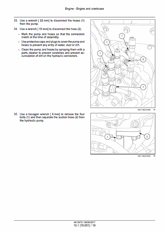 Case CX18C Mini Hydraulic Excavator Pdf Repair Service Manual (Tier 4 IV Engine Cab & Canopy 2017)