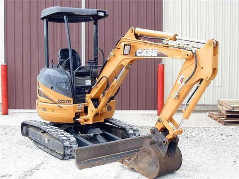 Case CX20B Mini Excavator Pdf Repair Service Manual (Pb. No. 9-91841 EN)