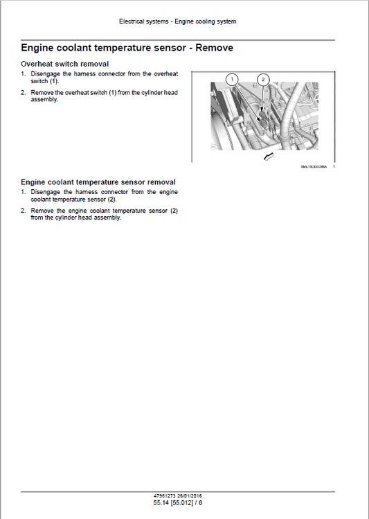 Case CX210D Crawler Excavator and CX210D Long Reach Pdf Repair Service Manual (Pb. No. 47899897)