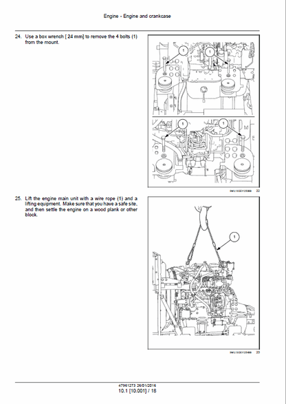 Case CX210D Long Reach Crawler Excavator Pdf Repair Service Manual (Pb. No. 47891798) 2