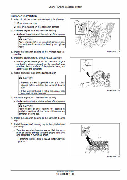 Case CX235C SR Crawler Excavator Pdf Repair Service Manual (Pb. No. 84577150) 2