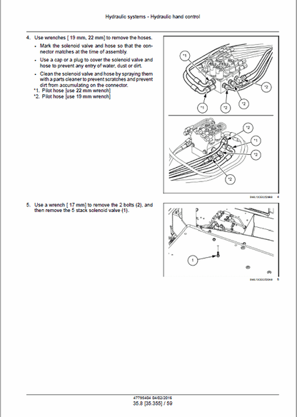 Case CX235C SR Crawler Excavator Pdf Repair Service Manual (Pb. No. 84577150) 3