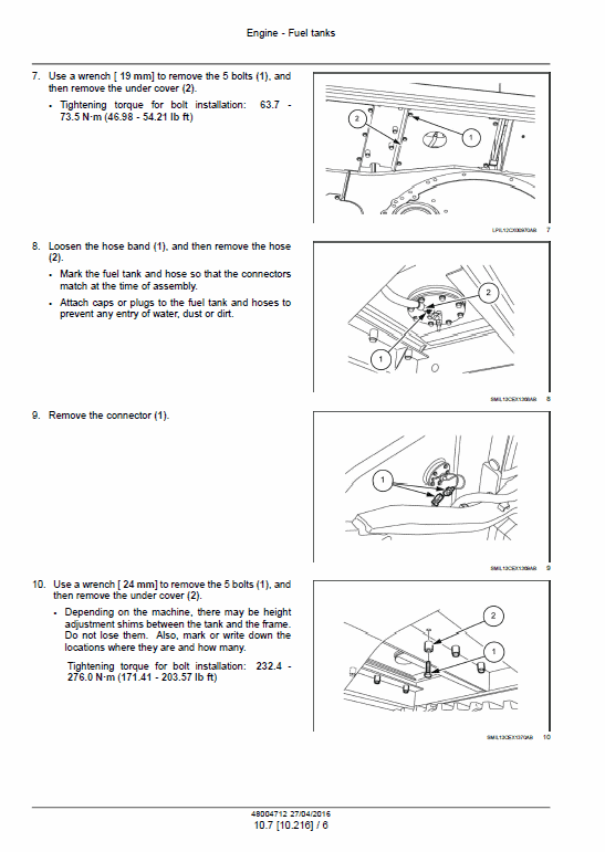 Case CX240C Crawler Excavator Standard Version Pdf Repair Service Manual (Pb. No. 48004712) Tier 3 3