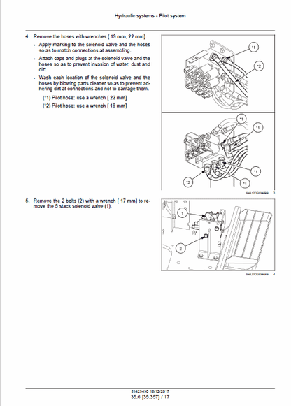 Case CX245D SR Crawler Excavator LC W & Blade Version Pdf Repair Service Manual (Pb. No. 48149001) 3