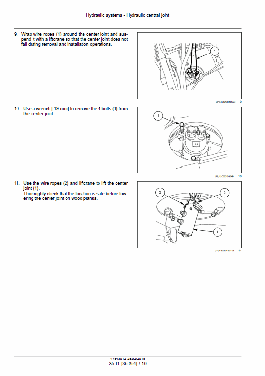 Case CX250D and CX250D Long Reach Crawler Excavator LC Version Pdf Repair Service Manual (Pb. No. 47843012) 2