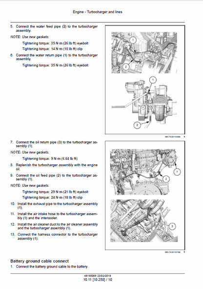 Case CX290D Crawler Excavator LC Pdf Repair Service Manual (Pb. No. 48155069) 3