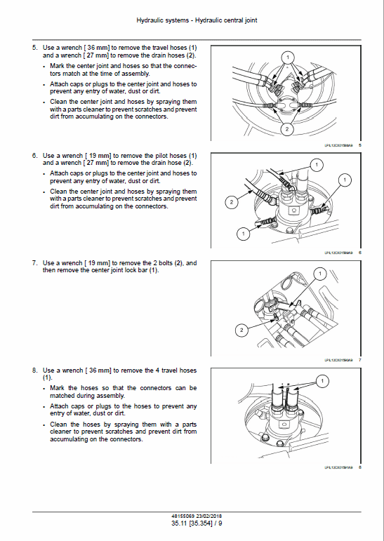 Case CX290D Crawler Excavator LC Pdf Repair Service Manual (Pb. No. 48155069)