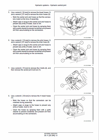 Case CX290D Crawler Excavator LC Pdf Repair Service Manual (Pb. No. 48155069) 4