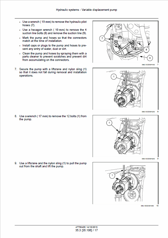 Case CX300C Crawler Excavator LC Version Pdf Repair Service Manual (Pb. No. 47795405)