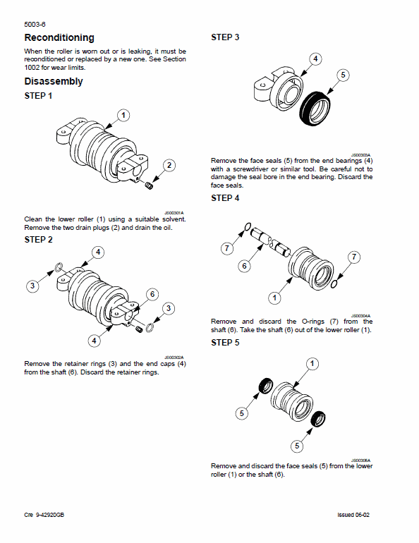 Case CX330 Crawler Excavator Pdf Repair Service Manual (Pb. No. 9-53592) 2