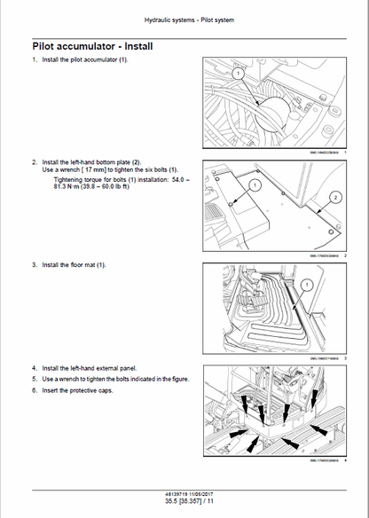 Case CX33C Mini Excavator Pdf Repair Service Manual (Pb. No. 48139719) 4