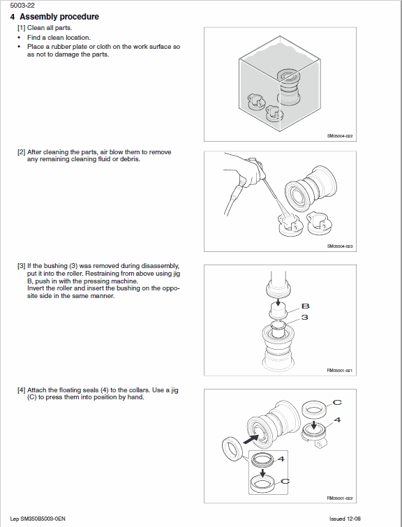 Case CX350B, CX370B Crawler Excavator Pdf Repair Service Manual (Pb. No. 84124929C) 4