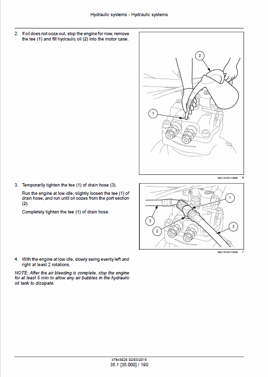 Case CX350D Crawler Excavator LC Version Pdf Repair Service Manual (Pb. No. 47843026) 2