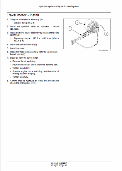 Case CX37C Mini Hydraulic Excavator Pdf Repair Service Manual 3