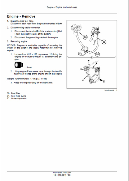 Case CX45B, CX50B, CX55B Hydraulic Mini Excavators Series 2 Pdf Repair Service Manual (Pb. No. 84602438A) 3