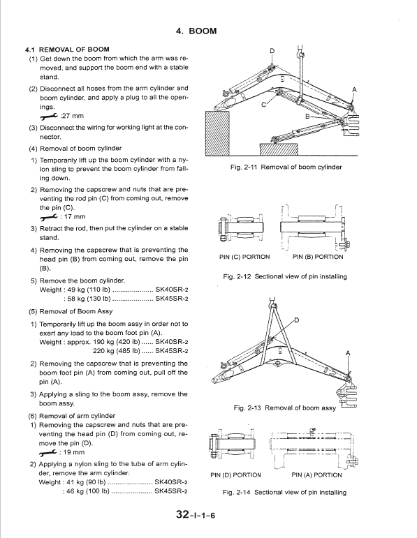 Case CX47 Hydraulic Excavator Pdf Repair Service Manual (Pb. No. 6-49220) 2