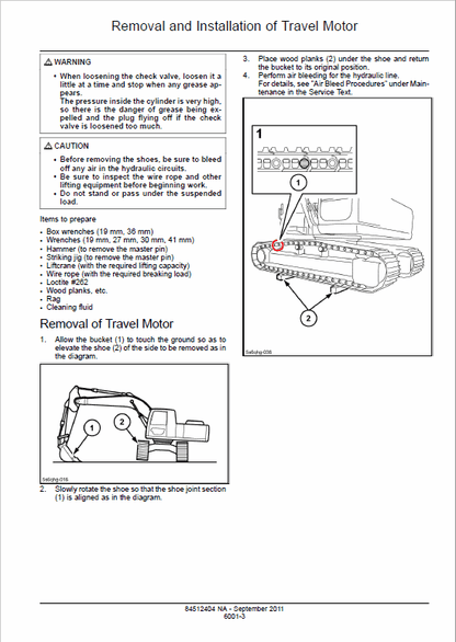 Case CX470C Crawler Excavator Pdf Repair Service Manual (Pb. No. 84512404) 3