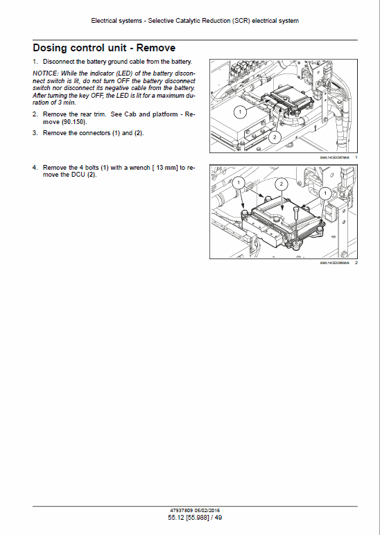 Case CX490D, CX500D Crawler Excavator Pdf Repair Service Manual (Pb. No. 47937811) 3