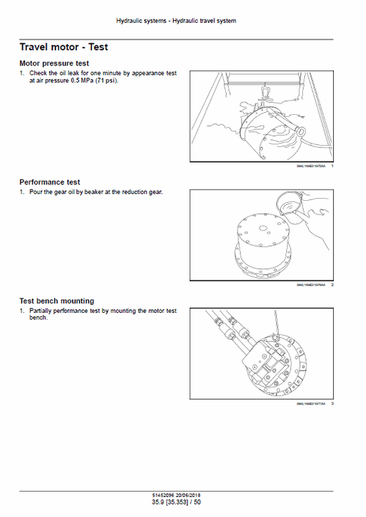 Case CX57C Mini Excavator Pdf Repair Service Manual (Pb. No. 51452080)