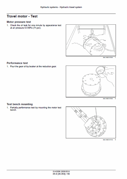 Case CX57C Mini Excavator Pdf Repair Service Manual (Pb. No. 51452096) 2