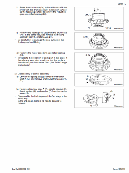 Case CX700B Crawler Excavator Pdf Repair Service Manual (Pb. No. 84124939D) 3