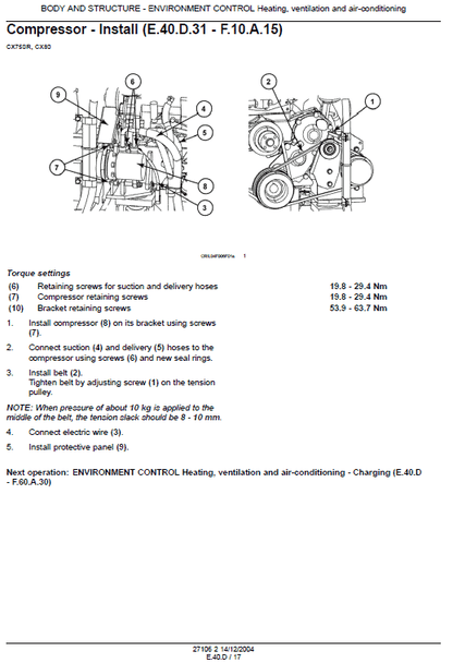 Case CX75 SR and CX80 Crawler Excavator Pdf Repair Service Manual (Pb. No. SM75SRTOC-0EN) 3